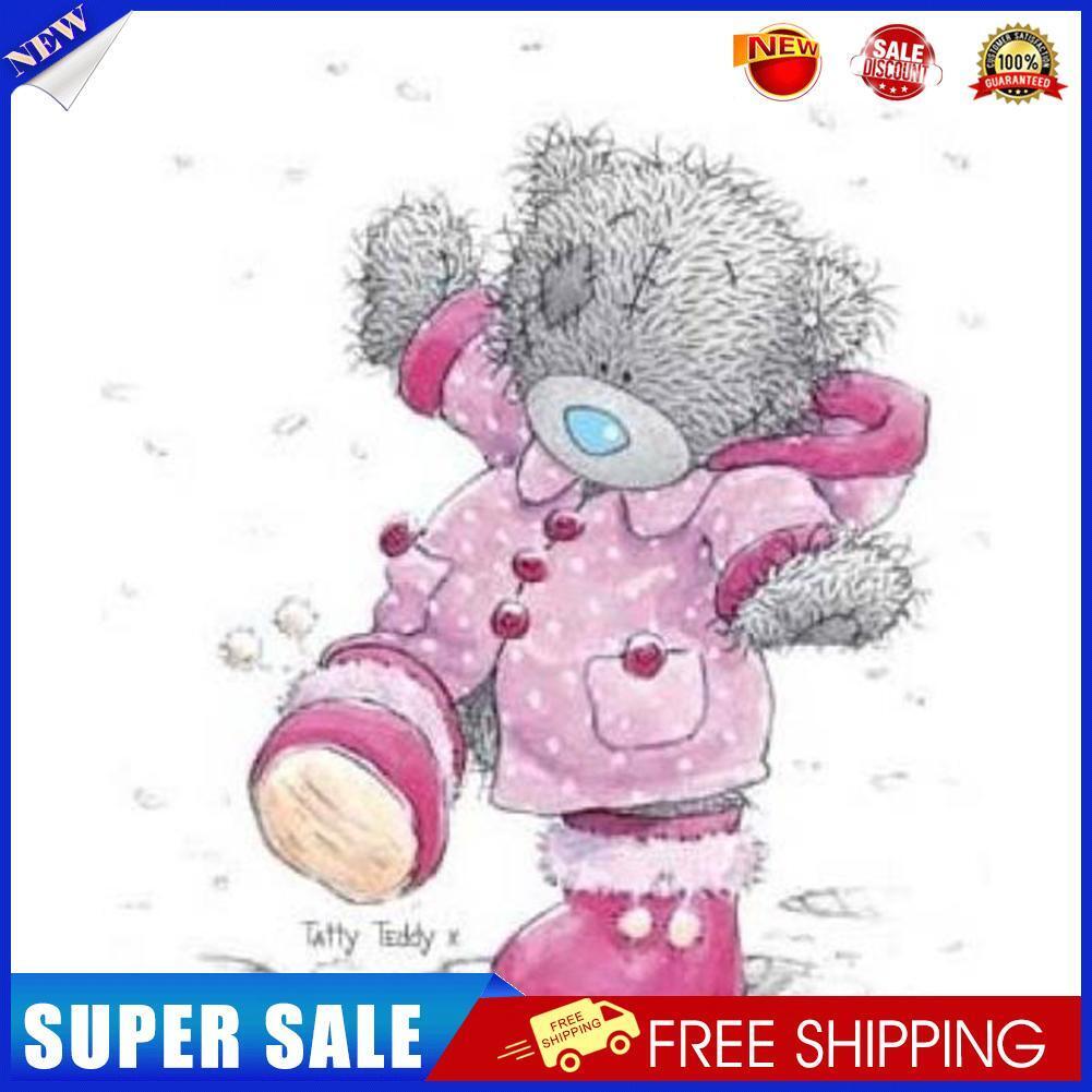 Cartoon Bear 5D Diamond Painting Cross Stitch Mosaic Picture Decor Gift