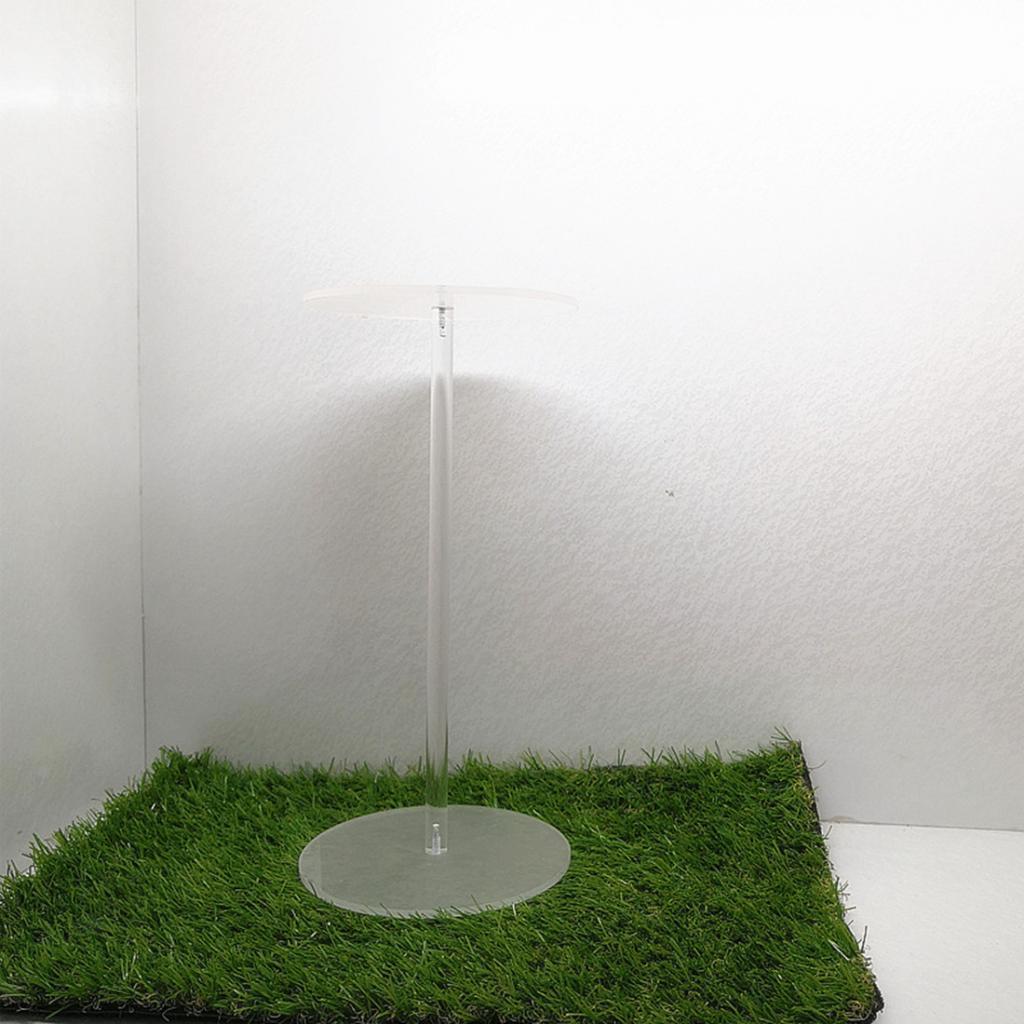 Detachable Acrylic Stable Winter Hat Bonnet Holder Display Stand Shelf 30cm