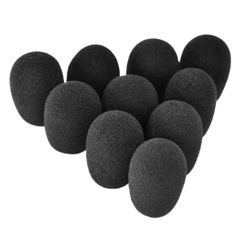 10PCS Replacement Windscreen Mic -Pop Filter for Tetra Streaming Headset