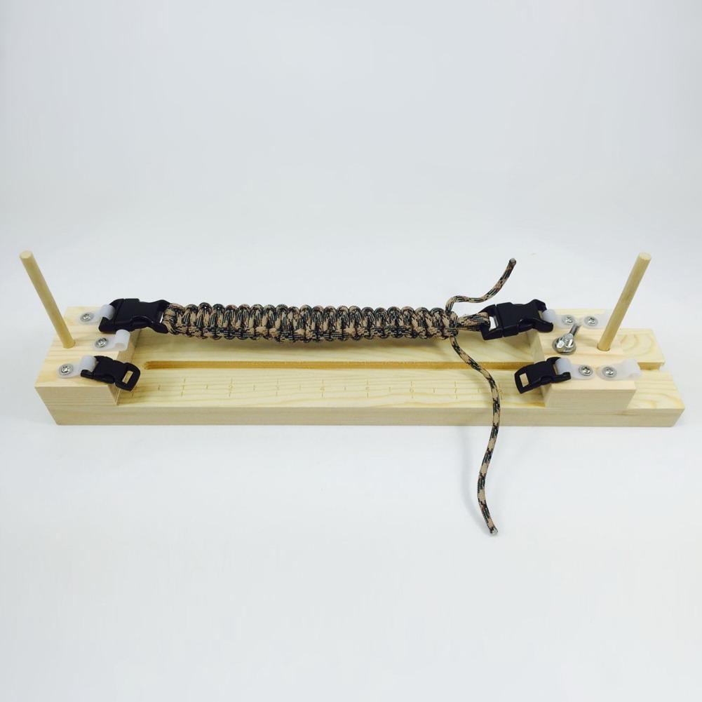 solid wood paracord bracelet maker knitting tool Knot Braided Parach