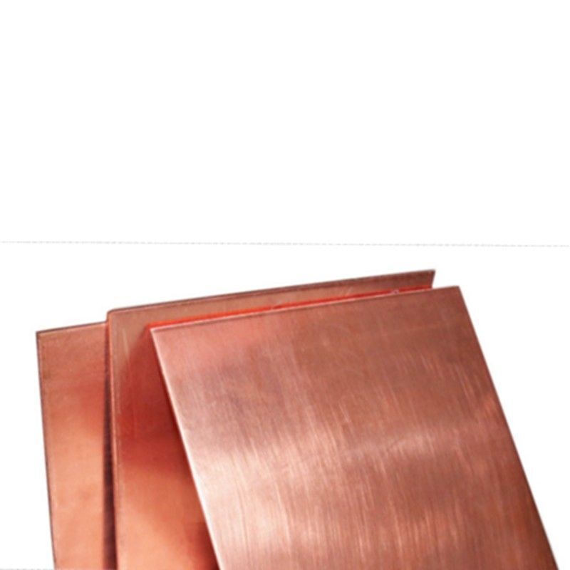 99.9% Purple Coppers Cu Metal Sheet Plate Strip Thickness 100mm × 100mm x 0.8mm