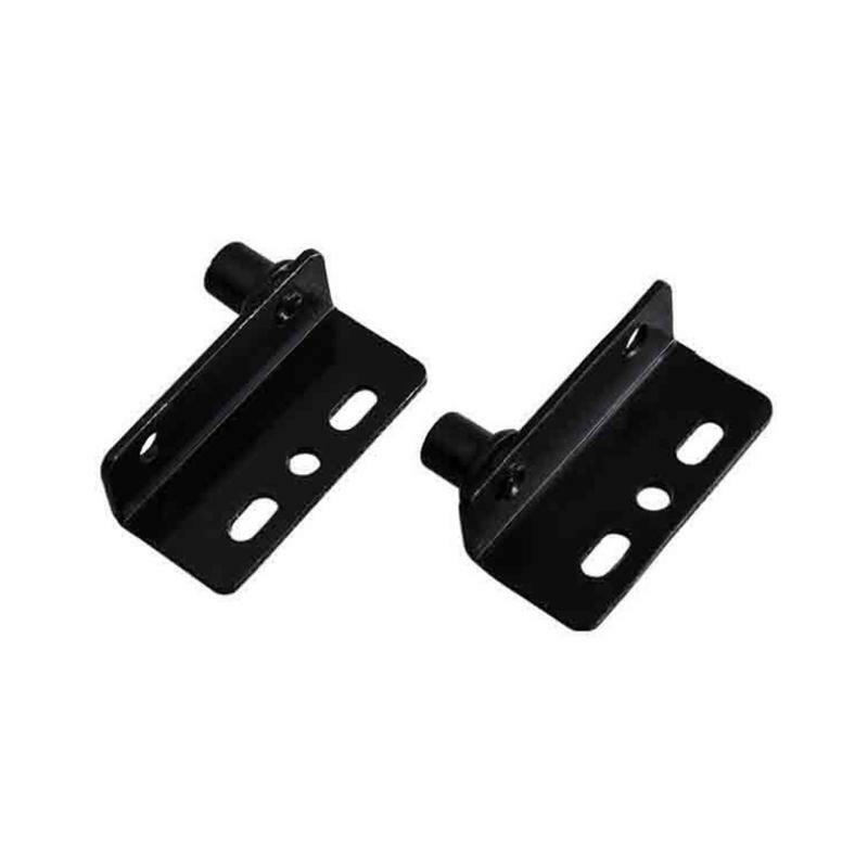 2 Pieces/Lot Black Furniture Cabinet Pivot Door Hinge Hinges With Bushing Flap