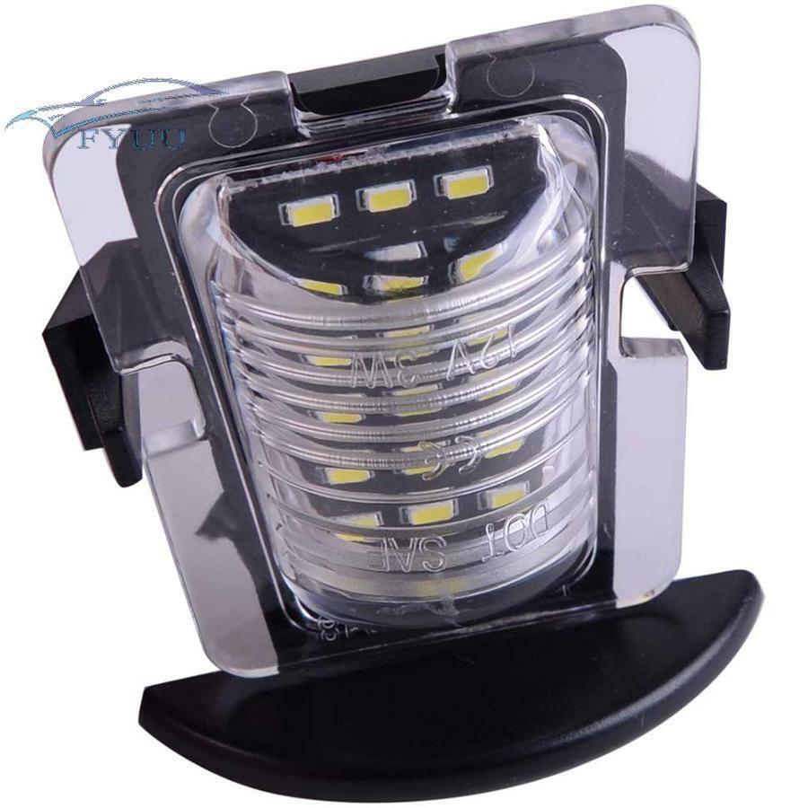 2 x LED License Plate Lights Rear Bumper Lamps For Jeep Wrangle JK JKU 2007-2018