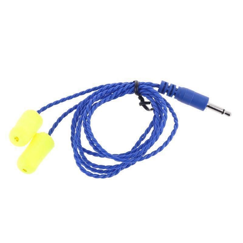 3.5mm Radio Noise Cancelling Foam Earbuds Mono Racing Speaker Headset Cable Line