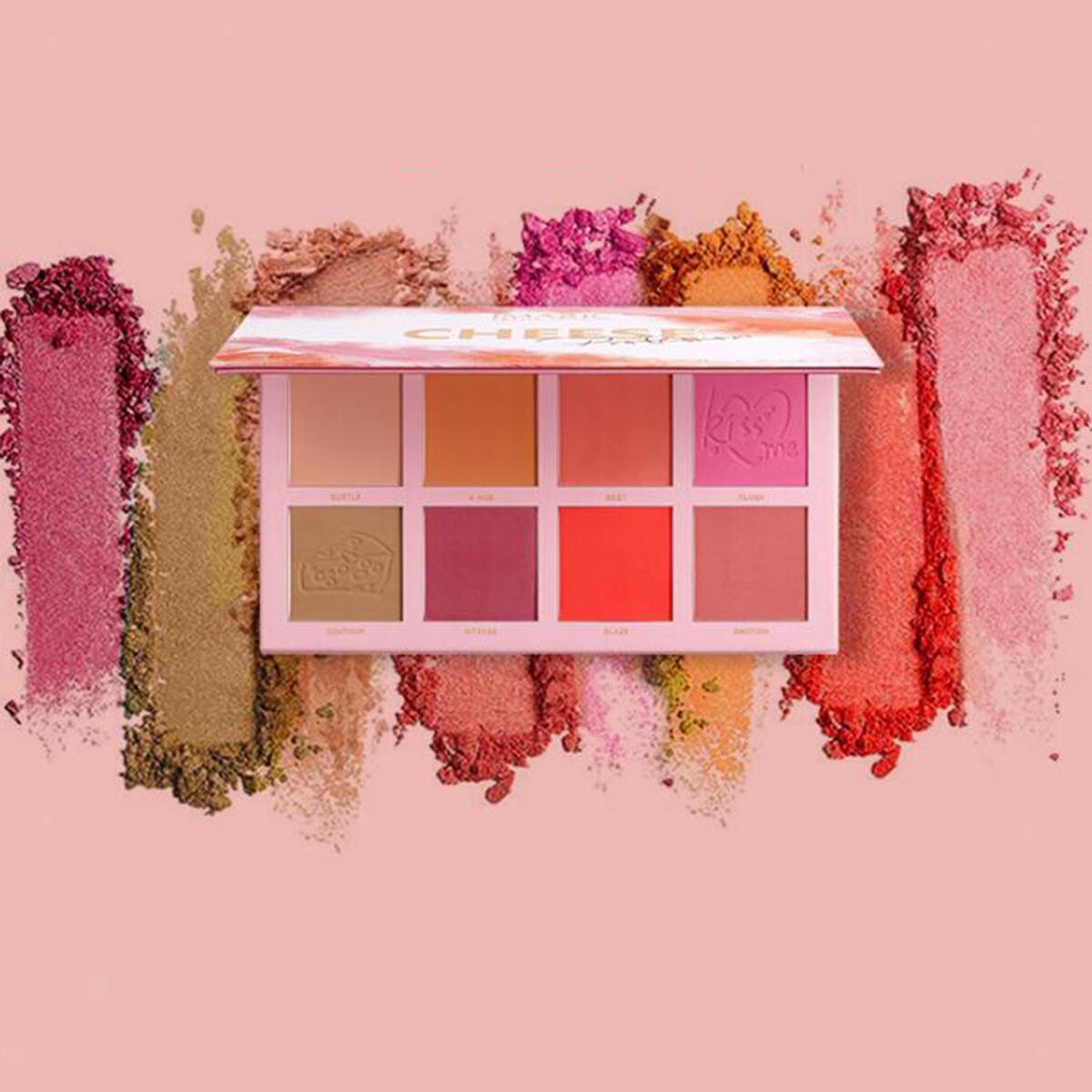 8 Colors Blush Palette Long Lasting Eyeshadow Blusher Conditioning Make Up