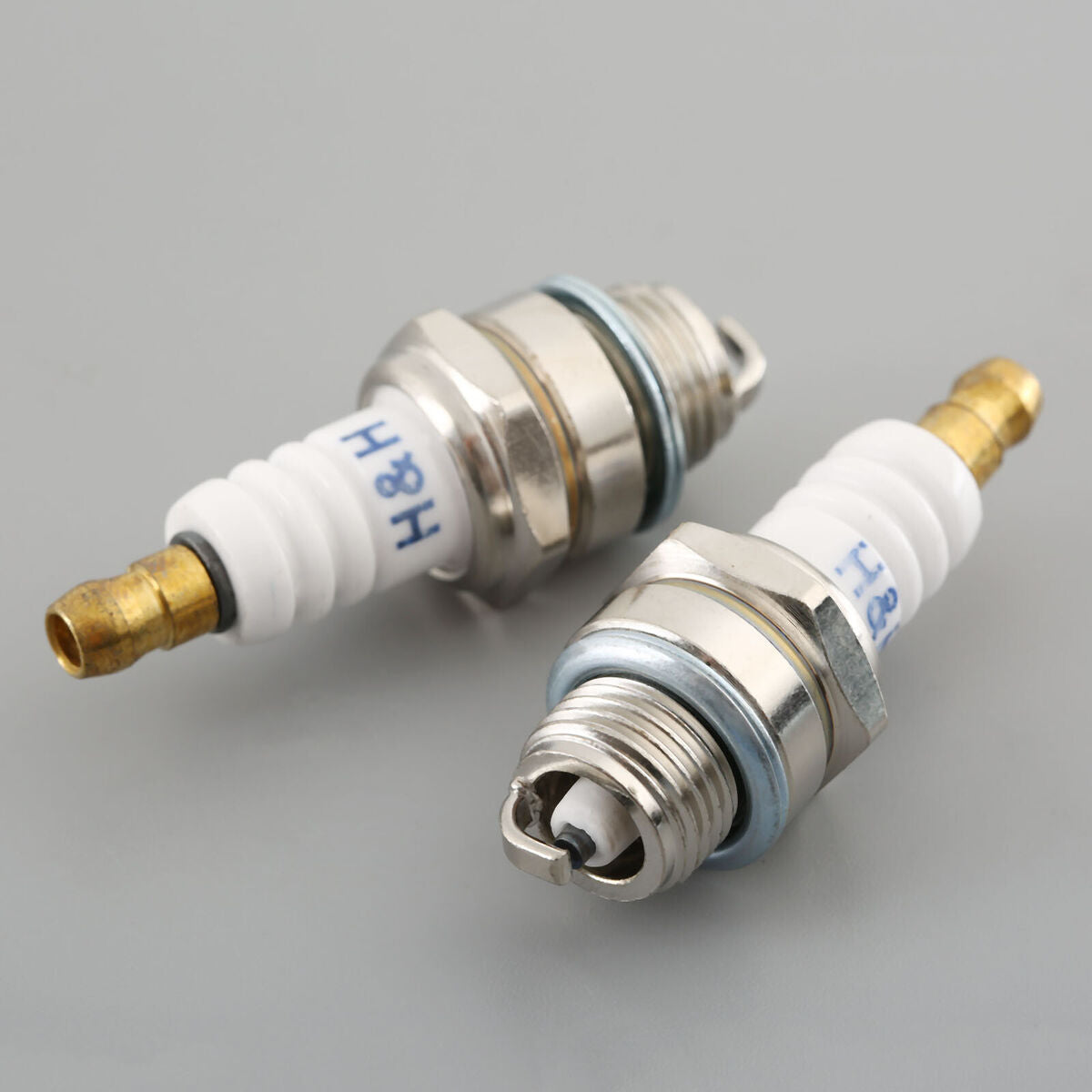 2pcs Grass Trimmer L7T Spark Plug 2 Stroke Brush Cutter Strimmer Spare Parts