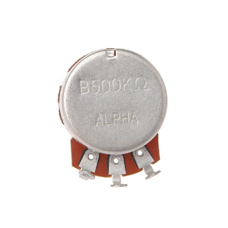 B500K Potentiometer Splined Pot Electric Guitar Bass Effect Amp Tone Volume