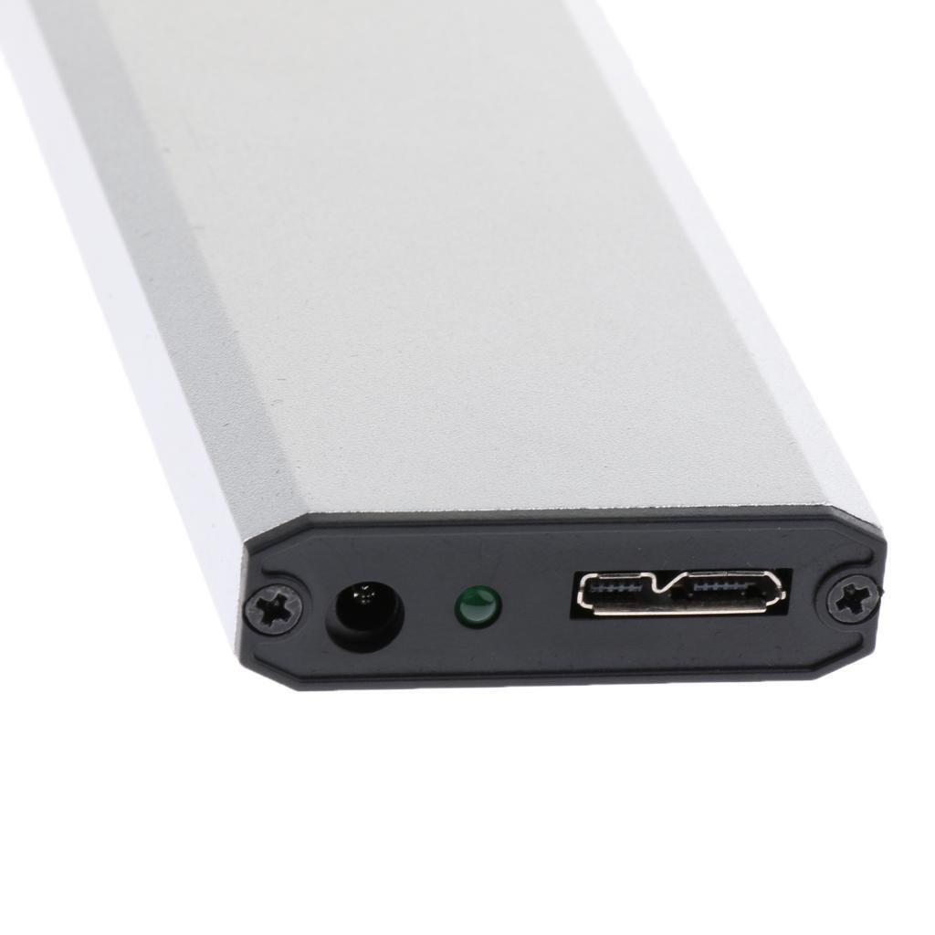 For  Pro 2012 SSD  Case USB 3.0 to 17+7 pin HDD Enclosure