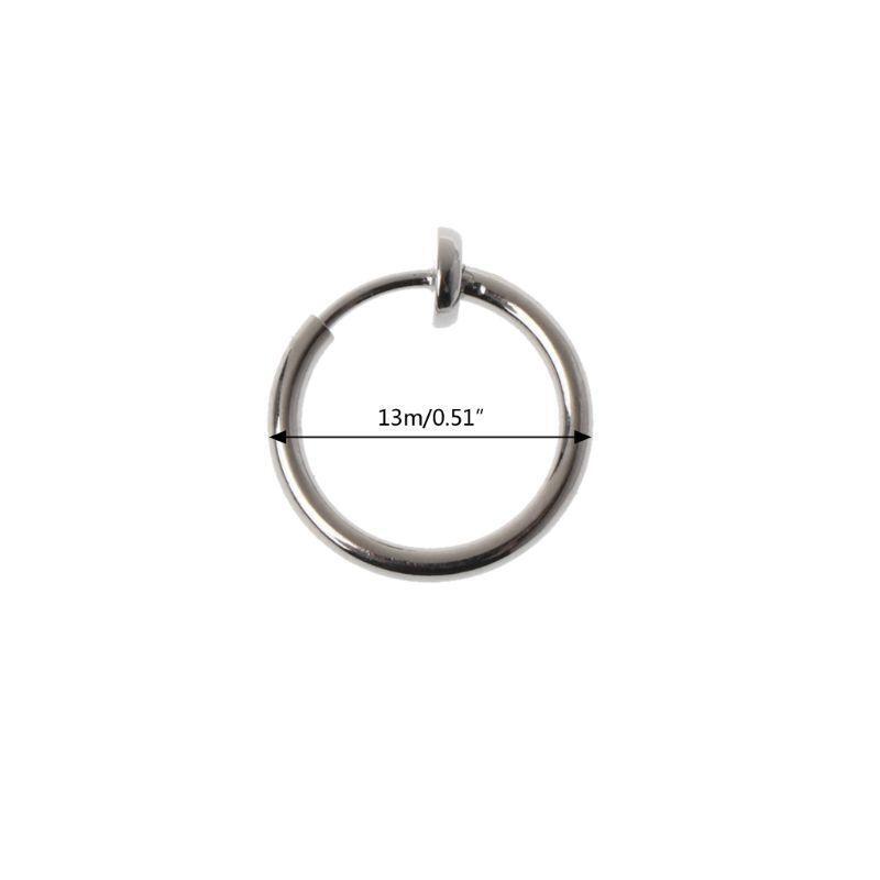 10 Pcs Sliver Clip-on Earrings Converter Copper Non Pierced Earrings with Loop