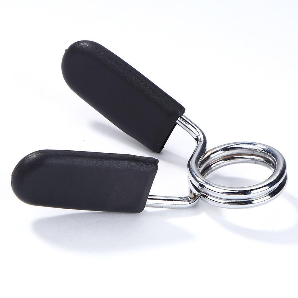 Barbell Spring Collar Clips Clamp Gym Barbells Dumbbell Lock Clamp (25.4mm)