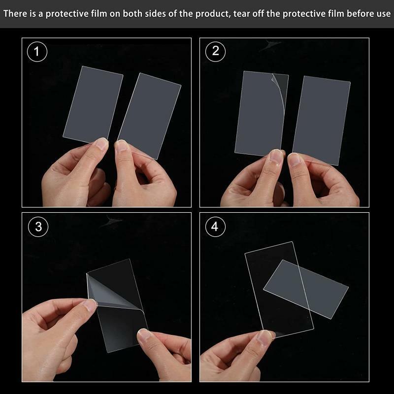 Clear Acrylic Rectangle Place Cards 10pcs/set Blank DIY Seat Table Cards