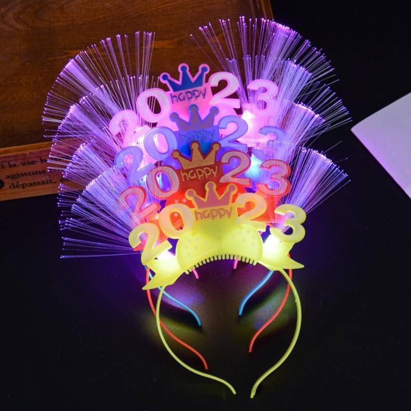 Plastic Hair Hoop with Teeth Flash Crown Headband All-match for Theme Party