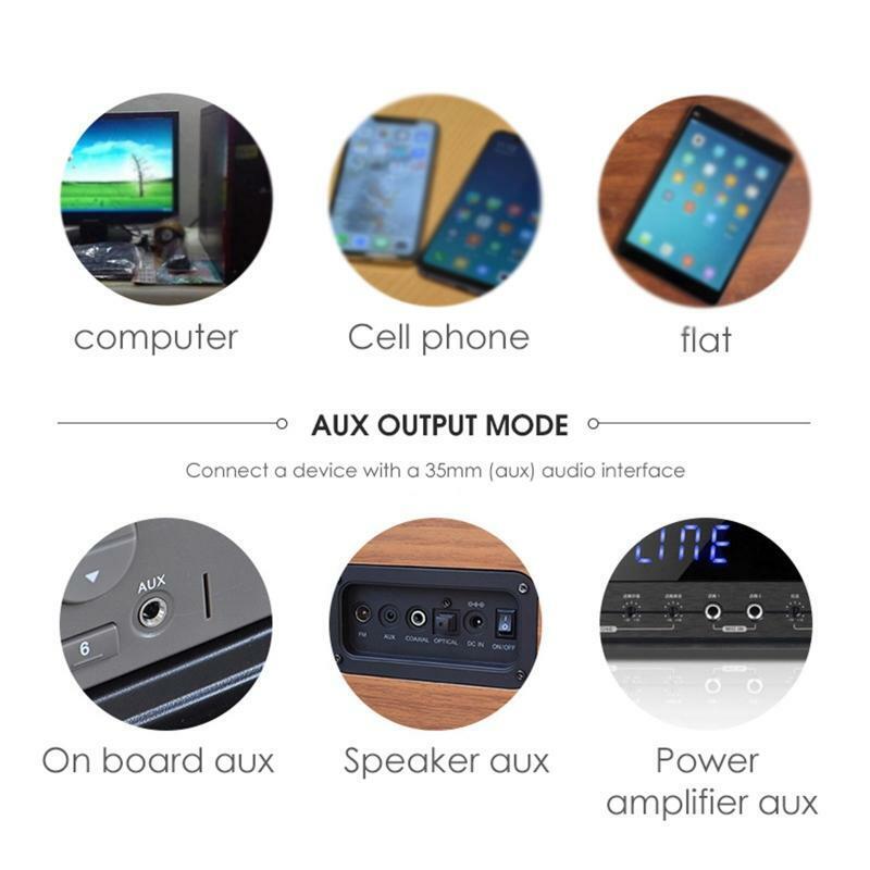 New 5.0 Bluetooth-compatible Transmitter Receiver 3.5mm AUX for Computer Car PC