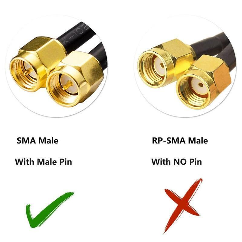 2.4GHz 5GHz Dual Band Antenna with Magnetic Base RP-SMA Male Connector for WiFi