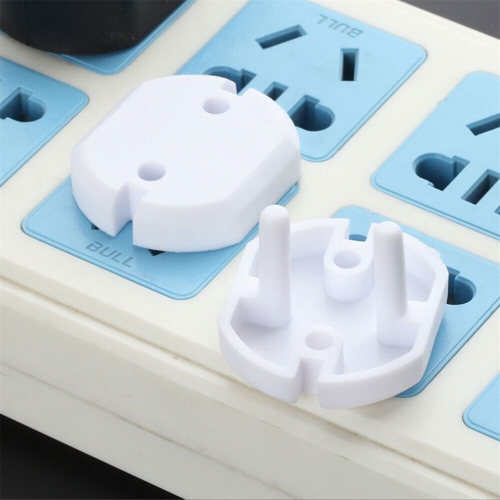 Baby Toddler Safety Protector Anti Electric EU Wall Plug Socket Covers Cap 10Pcs