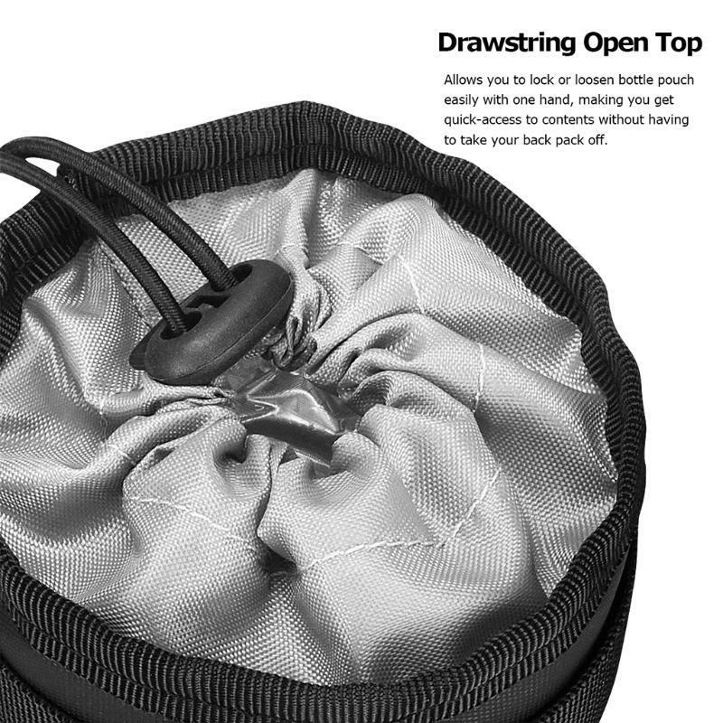 Bike Handlebar Water Bottle Bag Bicycle Insulated Stem Drink Cup Holder Bag