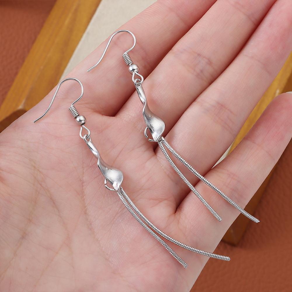 Gifts Luxury Irregular Dangle Earrings Jewelry Drop Earrings Long Tassel