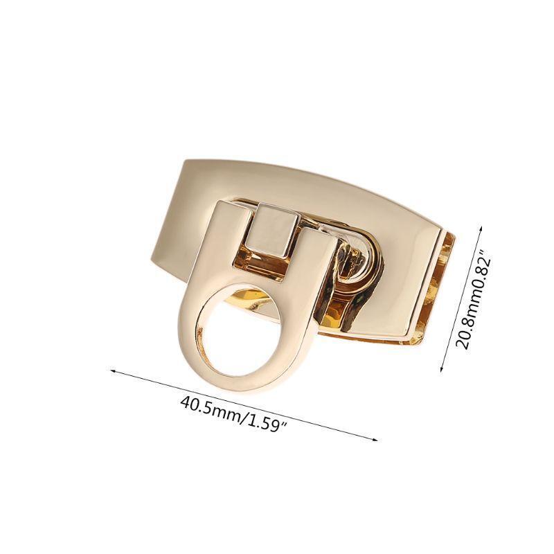 Metal Clasp Turn Lock Twist Locks for Handbag Shoulder Bag Purse Hardware DIY