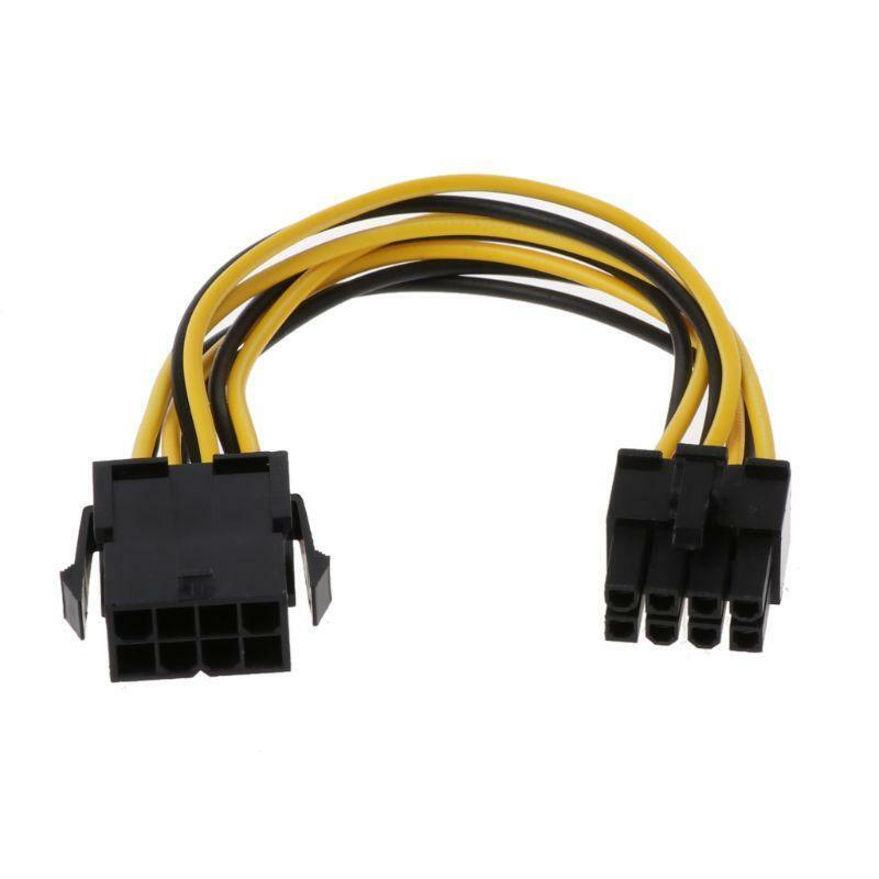 8 Pin CPU Power Cable Adapter (7.09 Inch ) 8 Pin Male to 8 Pin Female Connector