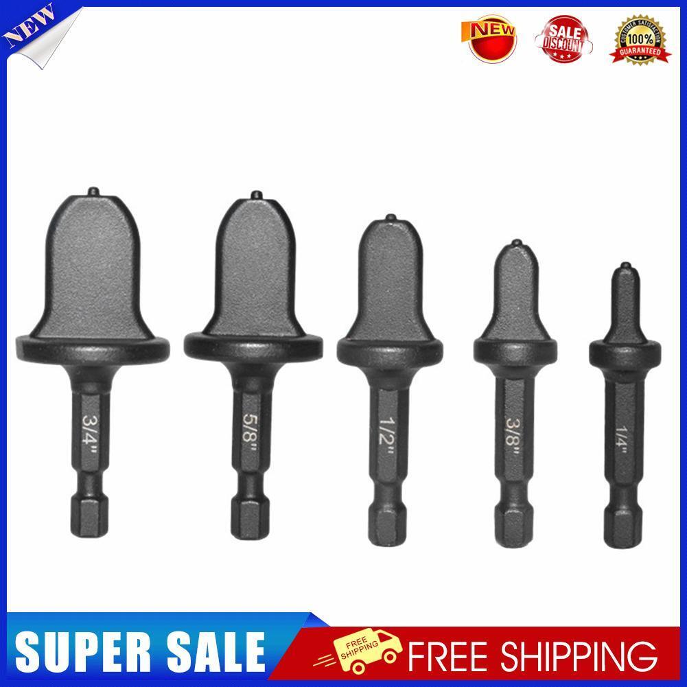 5pcs Hexagonal Handle Tube Expander Air Conditioner Drill Bit Pipe Flaring