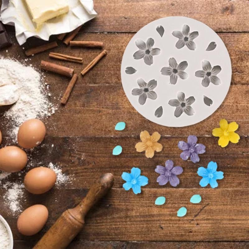 Cake Moulds Cake Decoration Tools Silicone Material for Chocolate Flower Inserts