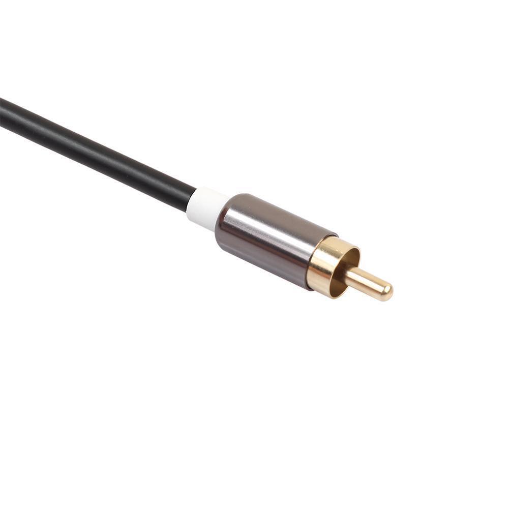 Metal Case 3.5mm Male to 2RCA Audio Stereo Y Splitter Cable for Tablet PC