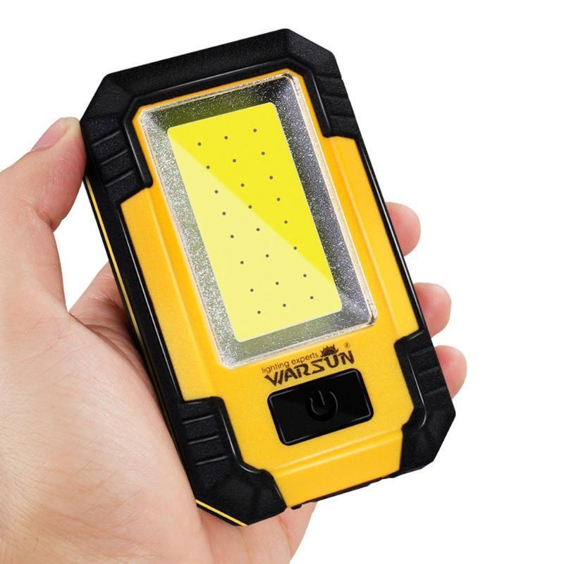 LED COB Rechargeable Magnetic Torch Flexible Inspection Lamp Cordless Work Light