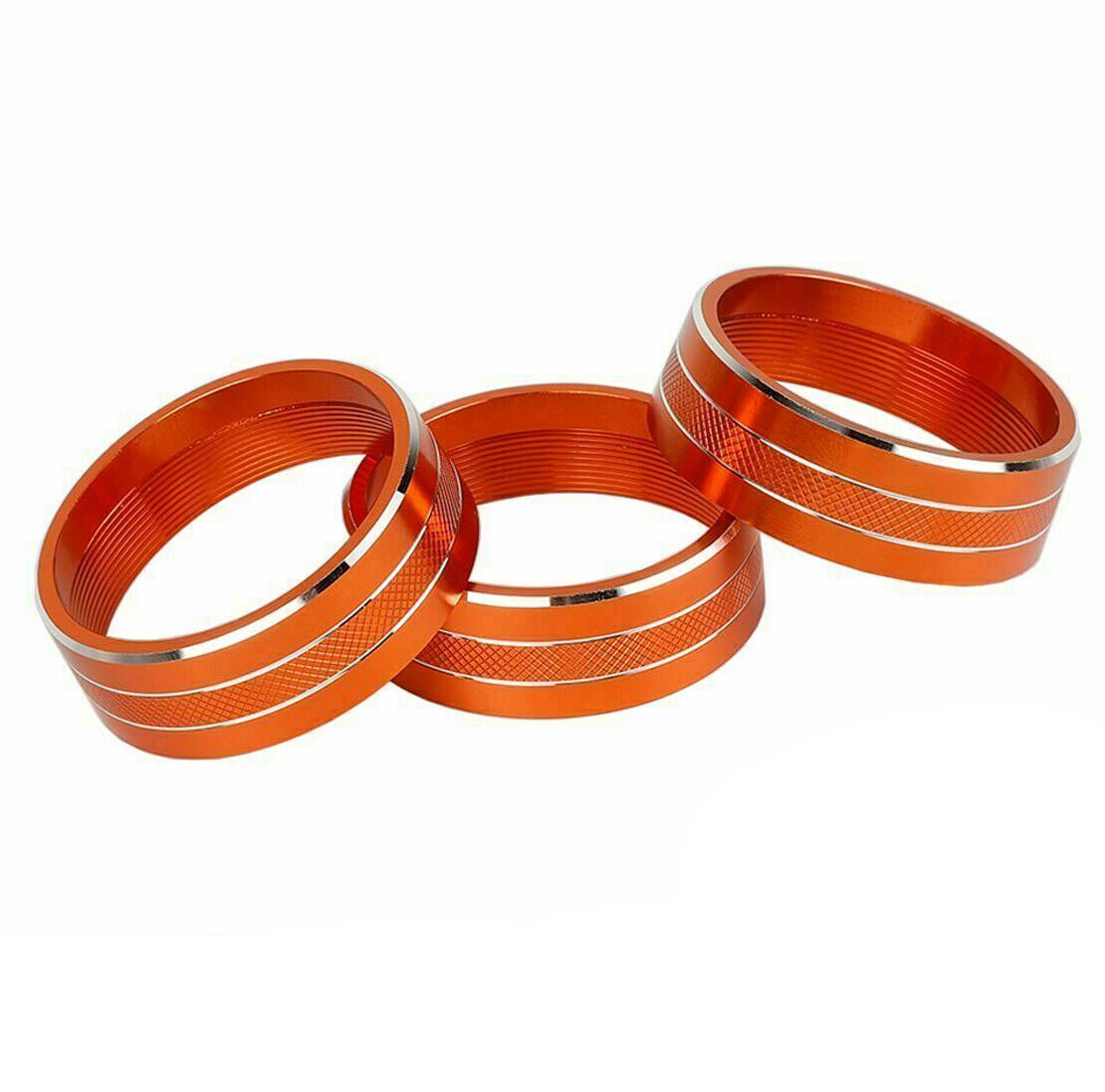 3pcs A/C Air Conditioning Switch Knob Ring Fit For Dodge Challenger 2009-2014
