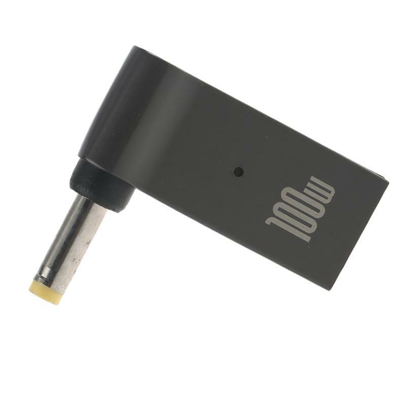 Type C Female to 4.0x17mm Adapter for Travel Bussiness Trip PD 100W for Laptops