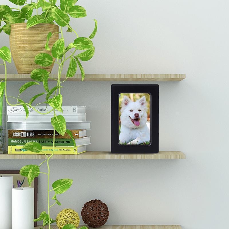 Pet Urn for Dogs or Cats Ashes Cremation Urns with Photo Frame Wood Memorial Box