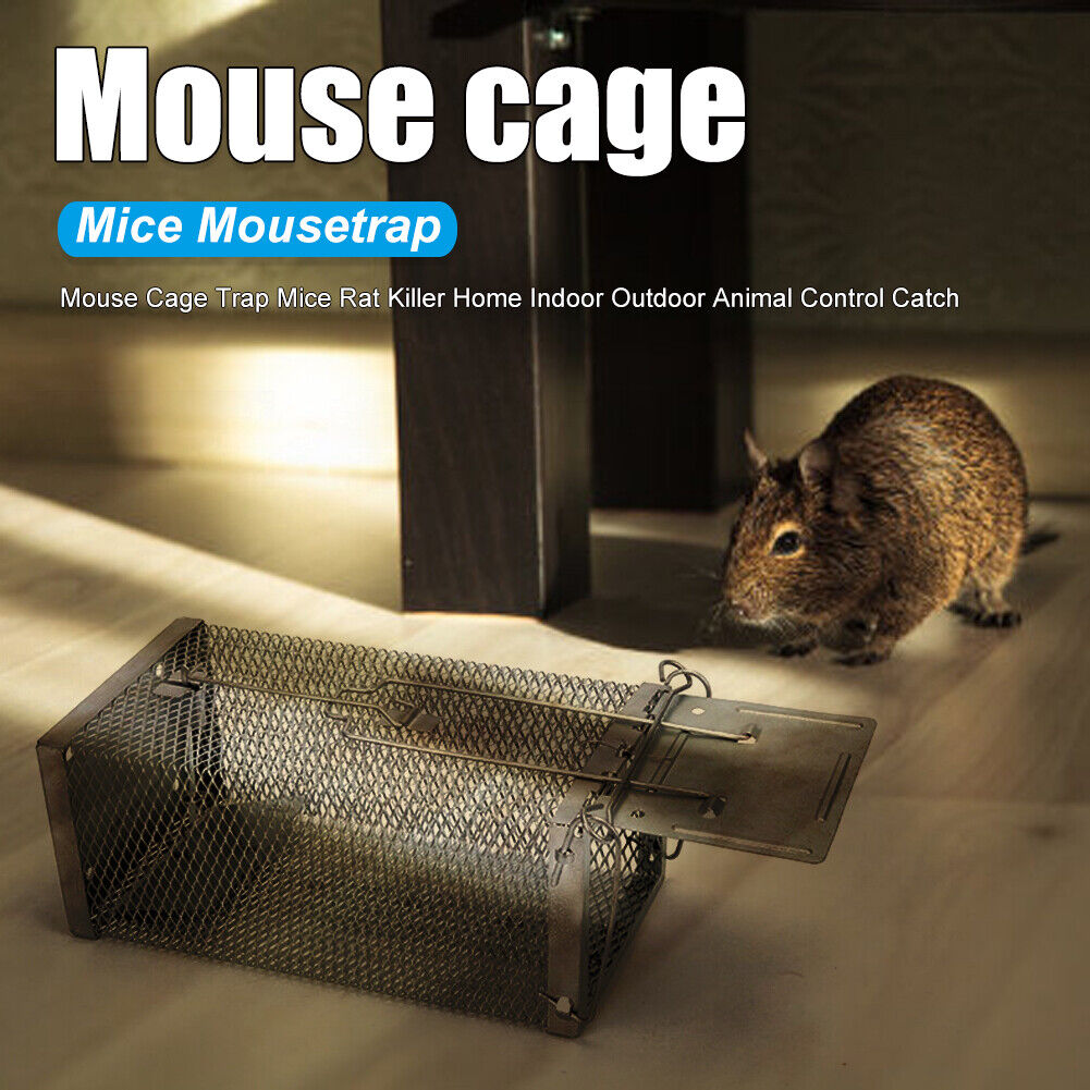 Mouse Cage Trap Mice Rat Killer Home Indoor Outdoor Animal Control Catch