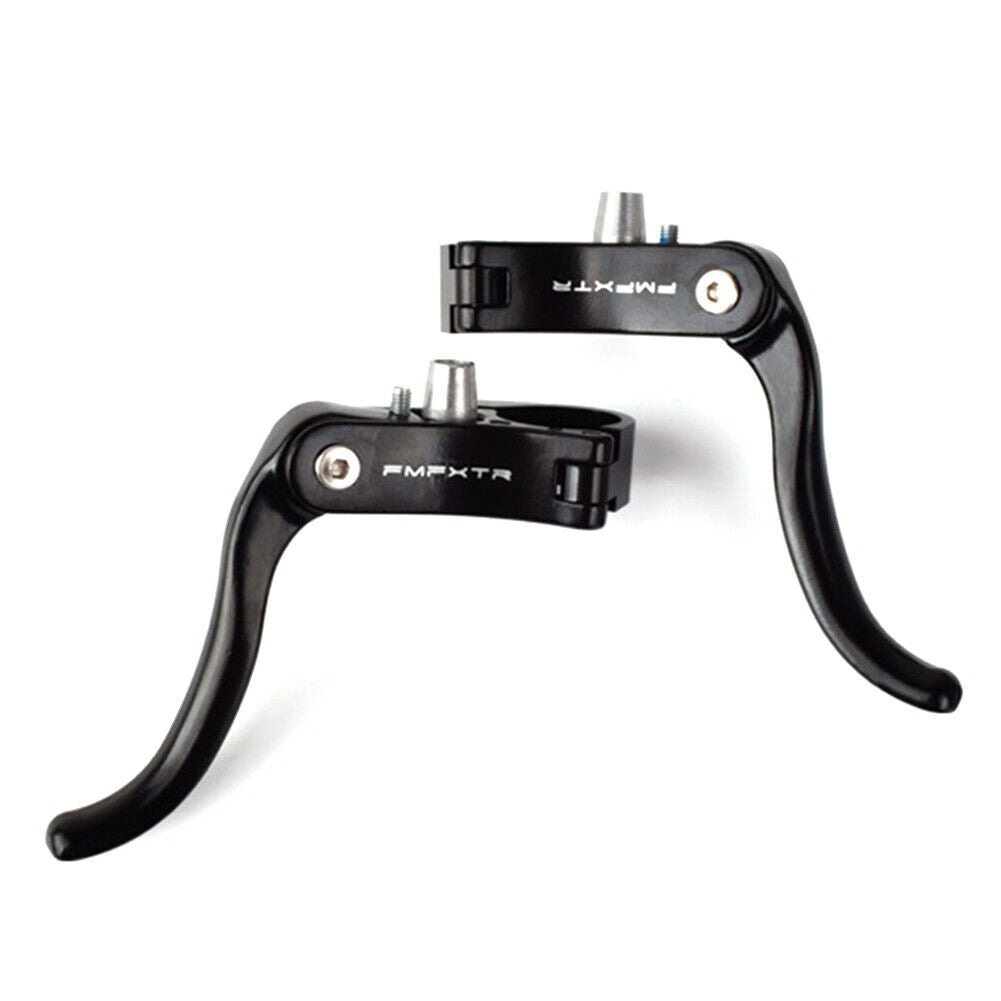 1 Pair 22.2mm Bicycle Brake Clutch Lever Cycling Bike Brake Handle (Black)