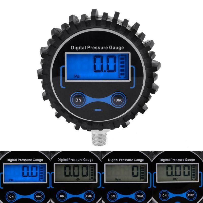 0-200PSI Digital Air Pressure Gauge 1/8 NPT Tire Pressure Monitoring System