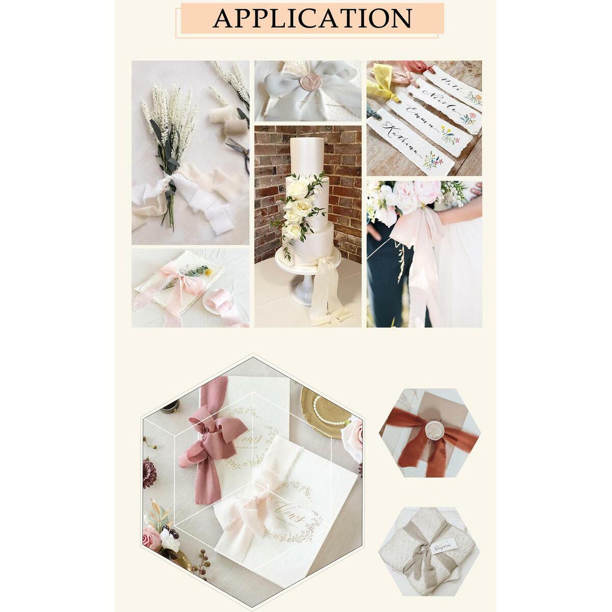 Chiffon Fringe Ribbon Gift Gadget Handmade Polyester Wrapping Ribbon