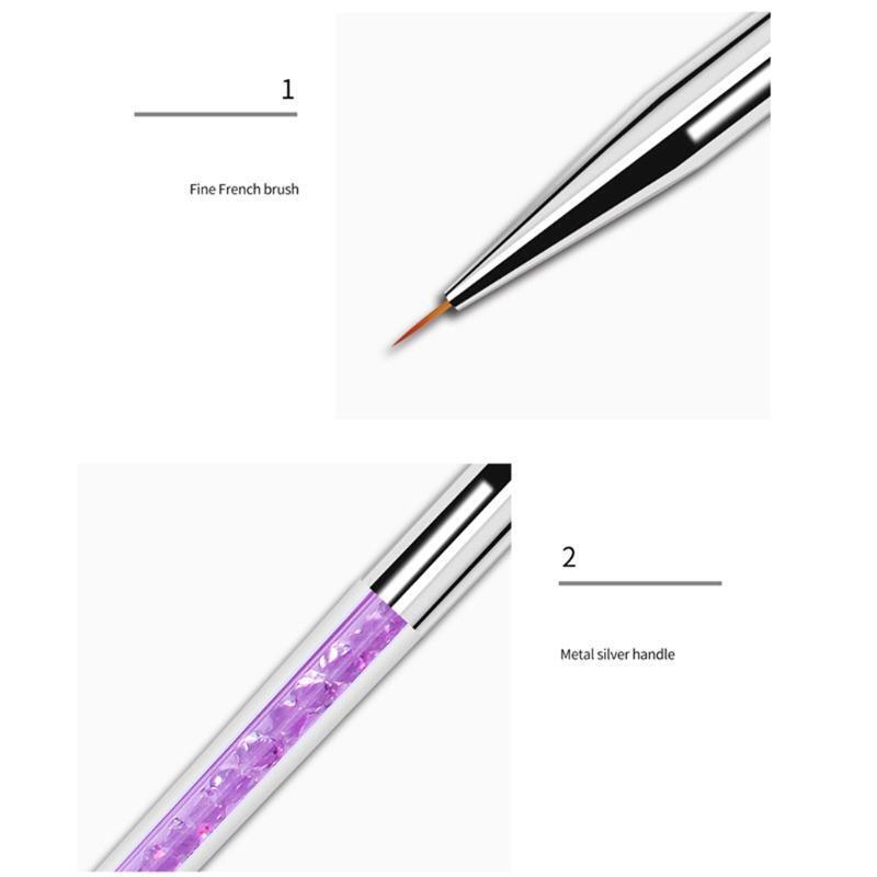 Gel Nail Art Brushes Ball tip pen for Nail Art for Home Use and Professional