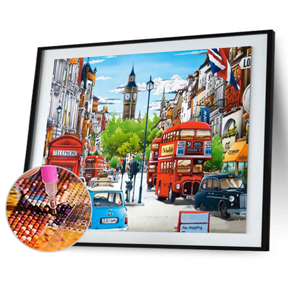 DIY Car 5D Diamond Embroidery Painting Rhinestone Cross Stitch Home Decor