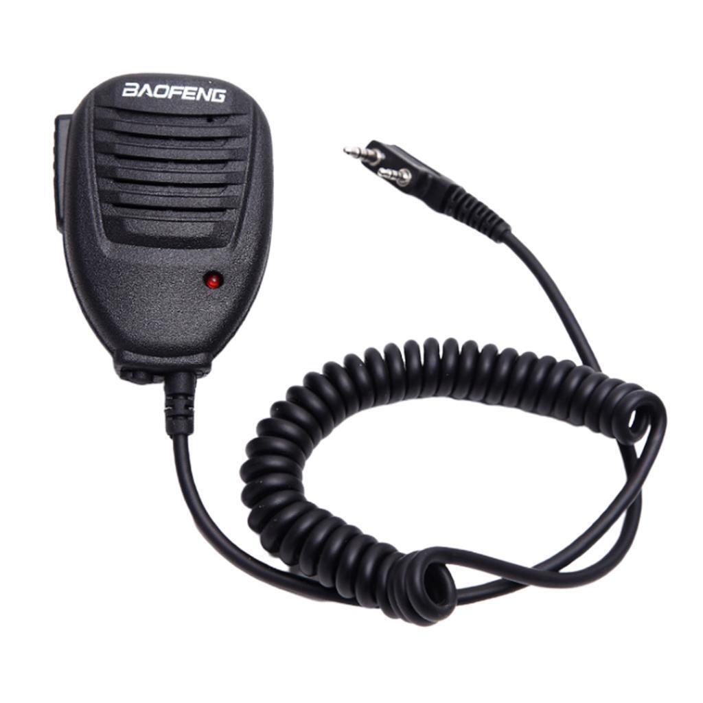 Compact Shoulder Handheld Speaker Microphone Mic with Cable for