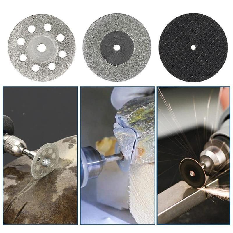 62 Pieces Diamond Saw Blade Polishing Pad Oscillating Saw Blades Quick Release