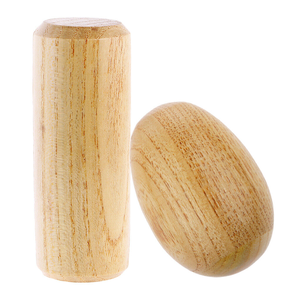 Round+Wooden  Egg Rhythm Percussion Musical Instrument