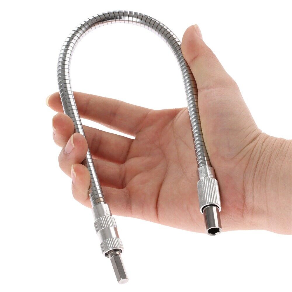 Electronic Drill Extension Hex Flexible Bending Shaft Connecting Adapter Link C8