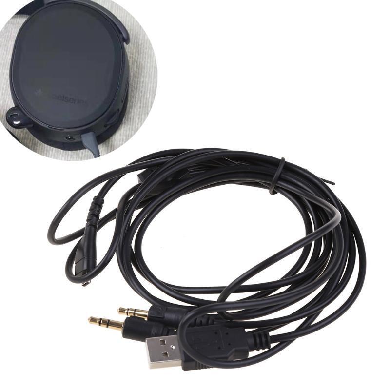 1.8m 4 in 1 Audio Cable 3.5mm Replacement Charging Cord for Arctis