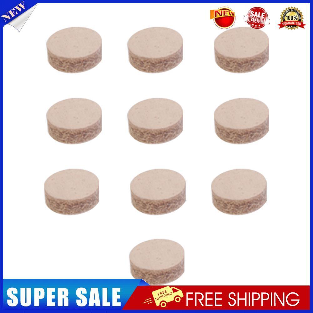 10pcs Billiards Pool Cue Tips Snooker Tips Billiard Accessories (12mm)