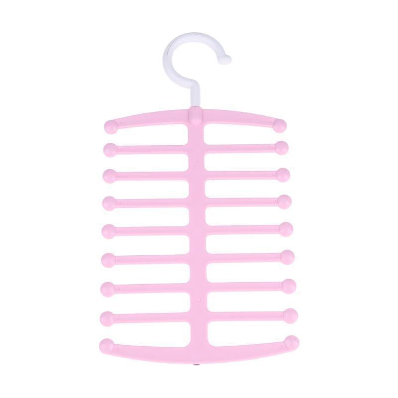 Closet Holder Hanger For Nonslip Necktie Tie Belts Hanger Rack Shawl Scarf
