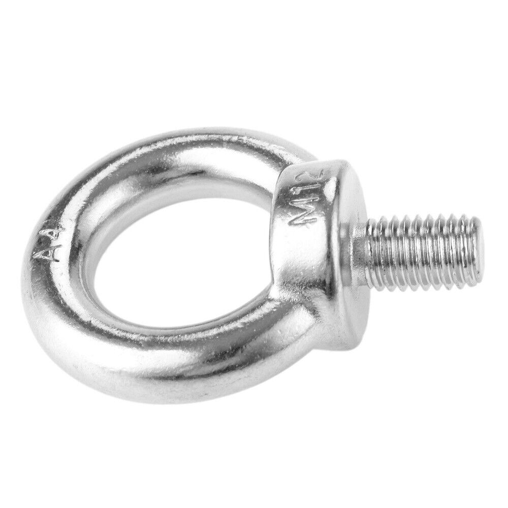 Marine Grade Stainless Steel Lifting Eye Bolts Screws Eyebolts M12 for mining