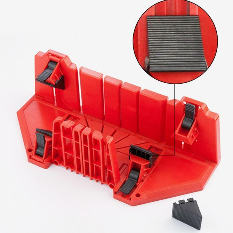 Miter Saw Box 14'' Woodworking Back Saw 0/22.5/45/90 Degree Oblique Cutting Tool