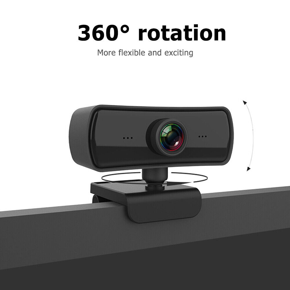 C3 Auto Focus 2K HD Webcam Desktop Computer Driver-Free USB 2.0 Web Camera