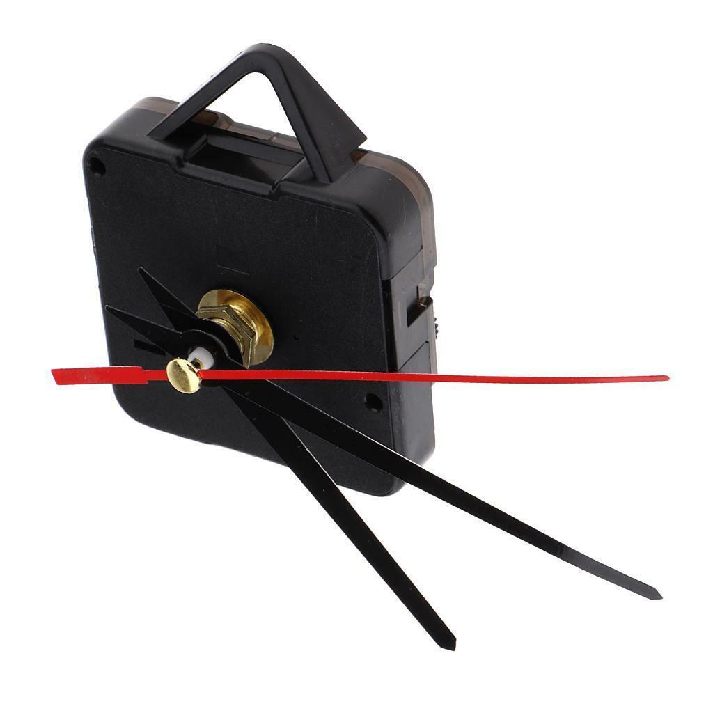 30pcs Red Black Silent Quartz Clock Movement Pointer DIY Repair Supplies