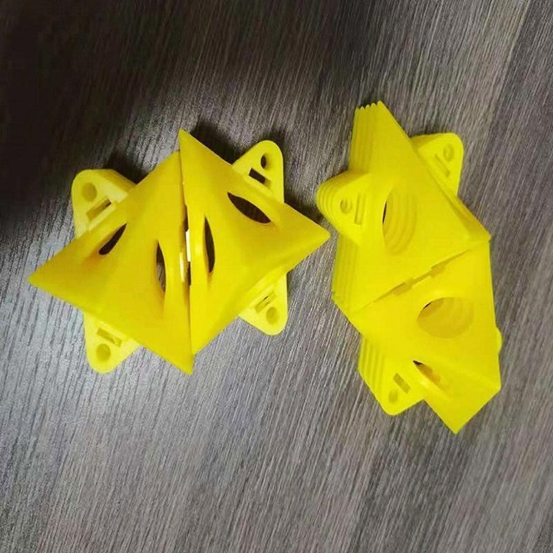 Triangle Paint Pads Feet Carpenter Painter Tools for Field Use 10 Pieces