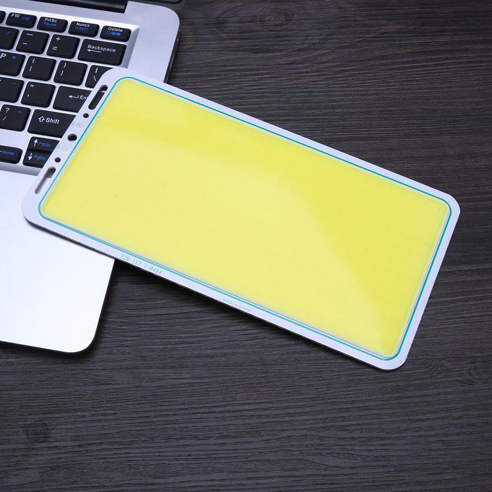 12V 70W 7,000LM LED Panel Strip COB Light Lamp 220X120mm White Light