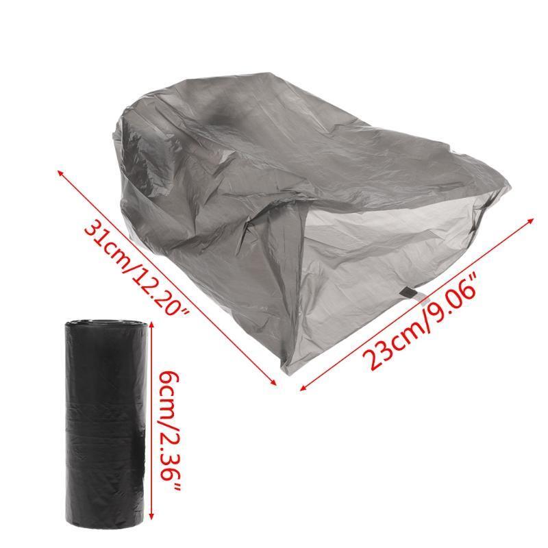 150 Count Dog Poop Bags Black Waste Bag Leak-proof Dog Waste Bags 8.7''x12''